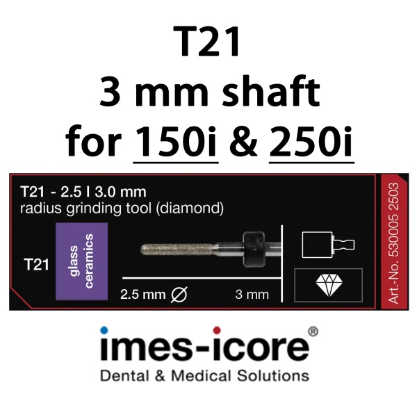 Glass Cer / LS2 2.5mm milling tool T21